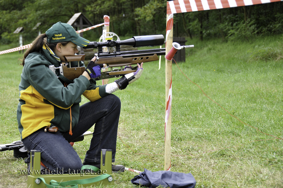 8 paremat naist. Natali Terblance Lõuna-Aafrikast. Vahetusrelvaga Air Arms MPR FT, NS Diamond 10-50x60, JSB Exact. 111 tabamust - 2. koht